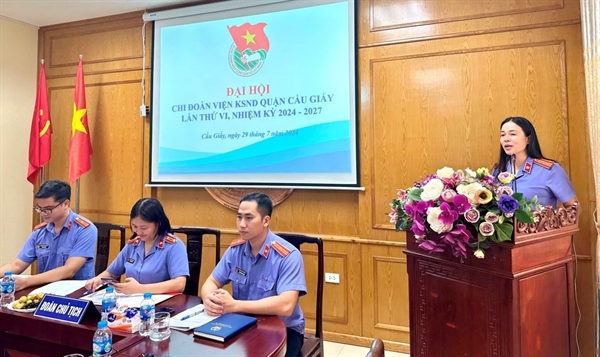 Đẩy mạnh hoạt động phòng trào Đoàn tại Viện KSND quận Cầu Giấy nhiệm kỳ 2022 – 2024 đến nhiệm kỳ 2024 – 2027.